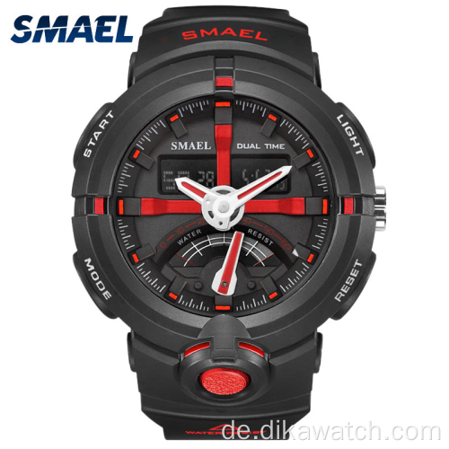 SMAEL Marke Fashion Herren Sport Quarz Armbanduhren Herren